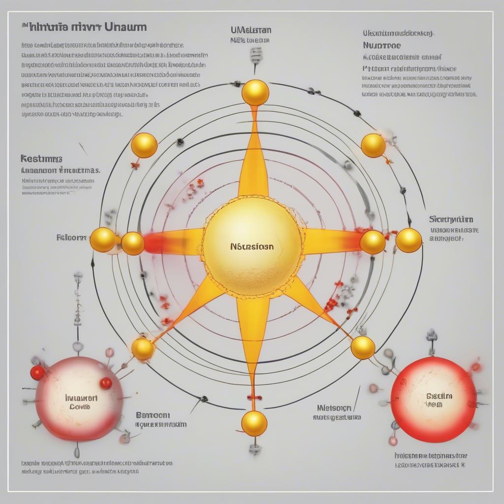 Mô hình phản ứng phân hạch hạt nhân Uranium