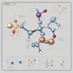 Cấu trúc phân tử của Amin - một hợp chất hữu cơ chứa Nitơ
