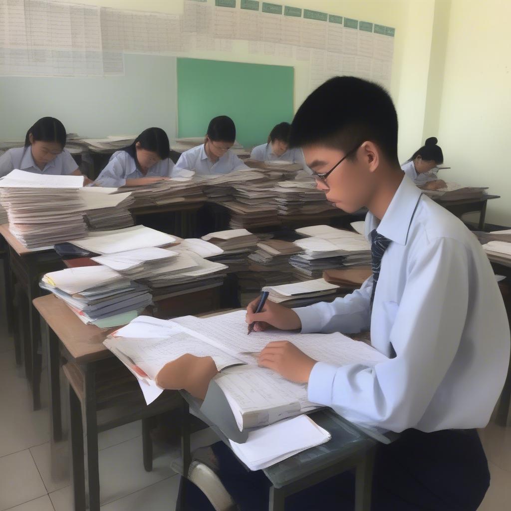 Luyện đề thi Hóa Quốc Học Huế