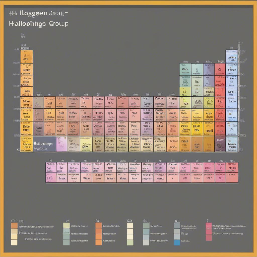Nhóm Halogen trong Bảng Tuần Hoàn