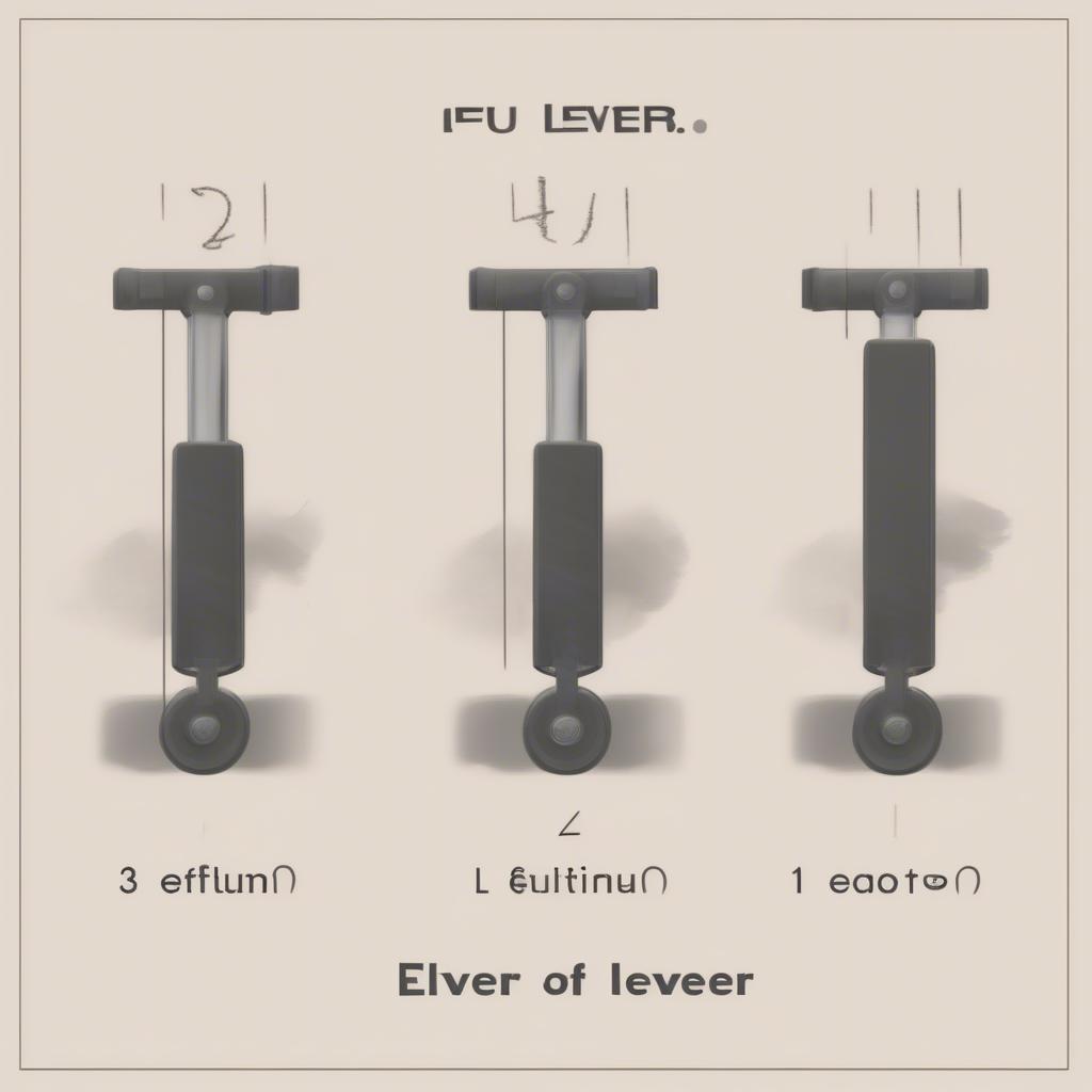 Phân loại đòn bẩy loại 1, 2, 3