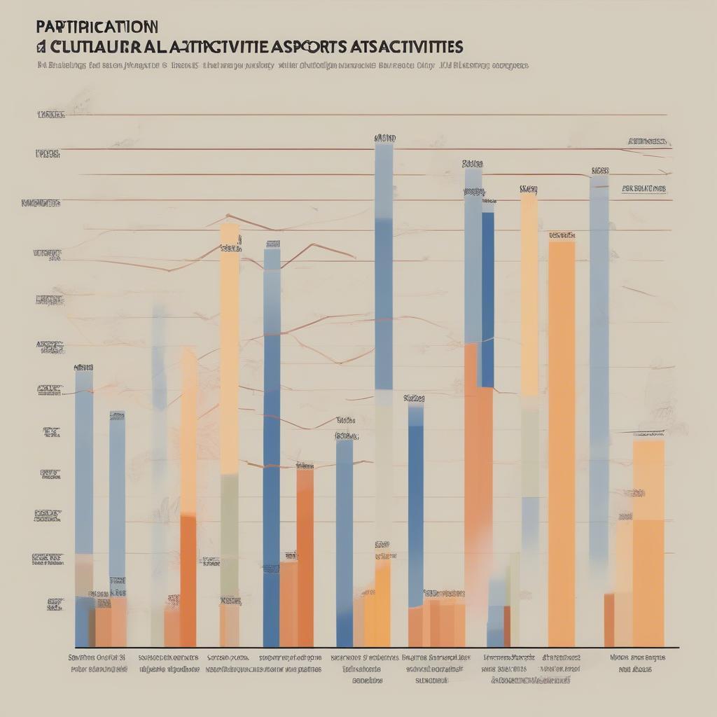 Phân tích dữ liệu văn hóa thể thao: Biểu đồ thể hiện xu hướng tham gia các hoạt động văn hóa thể thao.