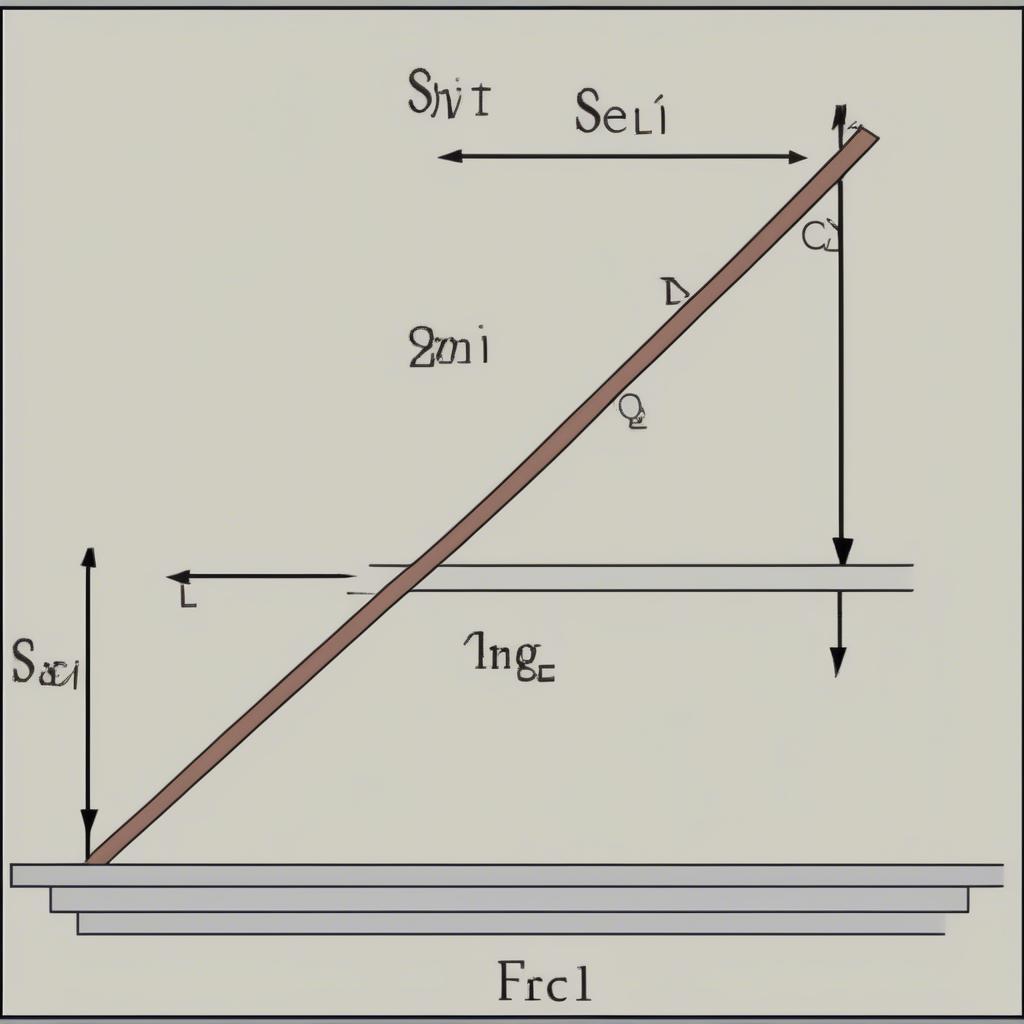 Phân tích lực trên mặt phẳng nghiêng