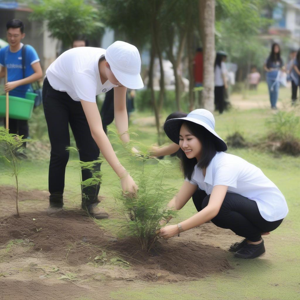 Thanh niên tham gia các hoạt động xã hội