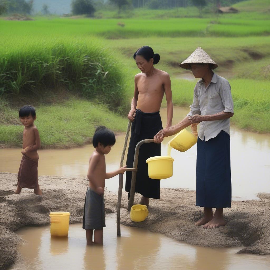 Thực trạng sử dụng nước sạch tại các vùng nông thôn Việt Nam