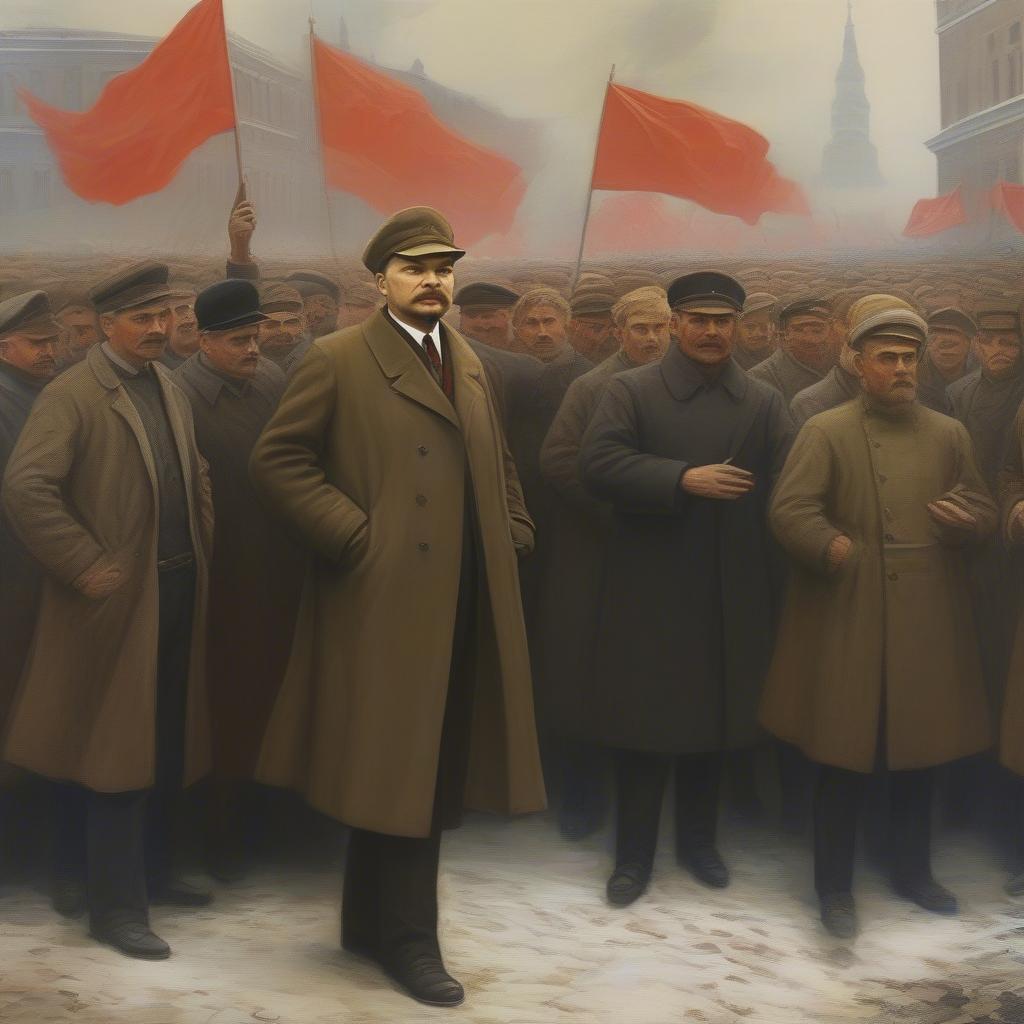 Vai trò của Lenin trong Cách mạng Tháng Mười