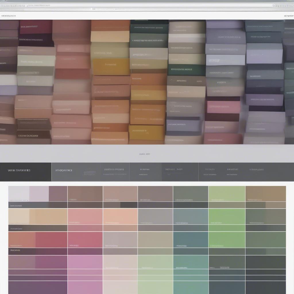 Color Palette for Party Cell's Thematic Report PowerPoint