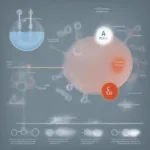 CO2 Reacting with Alkali Solution Diagram