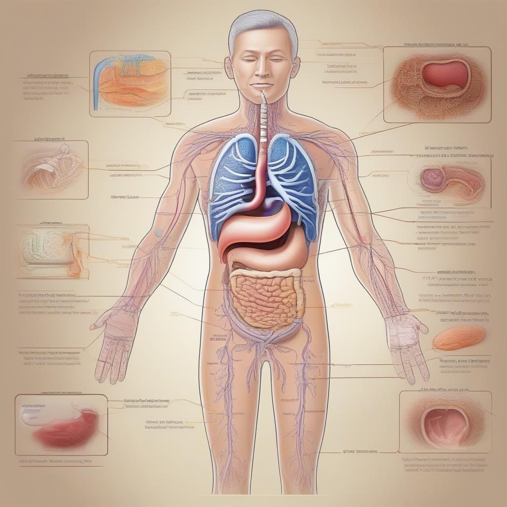 Sơ đồ Hệ Tiêu Hóa Con Người