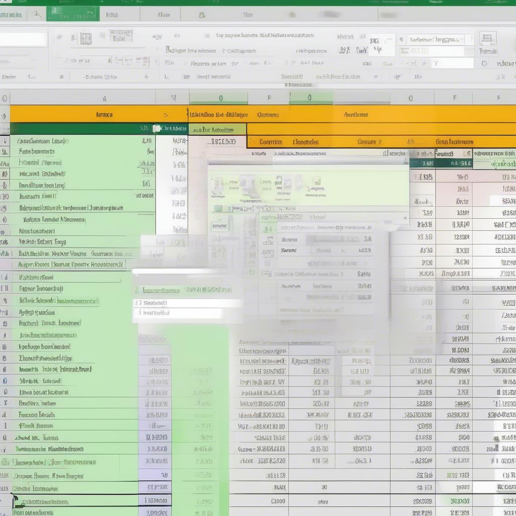 Nhập liệu và định dạng trong Excel