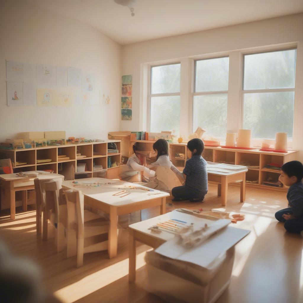 Áp dụng phương pháp Montessori trong giáo dục mầm non