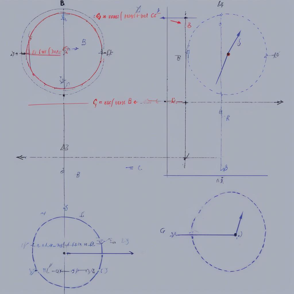 Xác định phương trình đường tròn